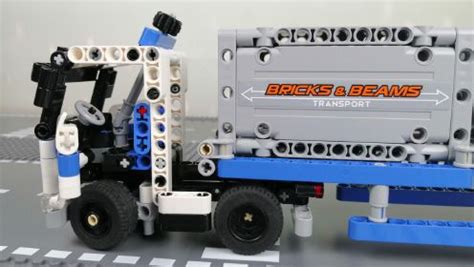 集装箱超级卡车组装【乐高科技机械组积木玩具】
