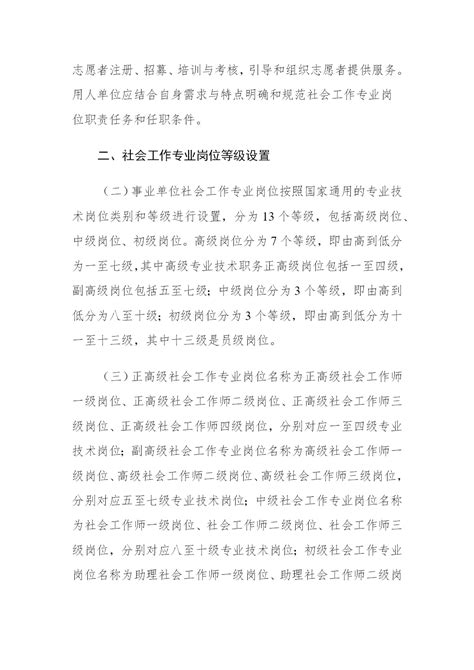 河南省事业单位社会工作专业岗位设置管理实施意见（试行）_文库-报告厅