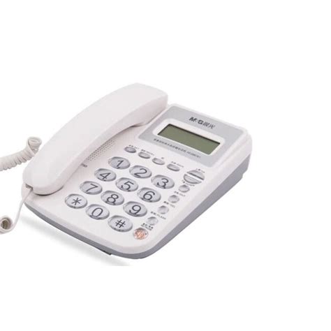 晨光普惠型经典水晶按键电话机(来电显示/免电池/防雷/白色) AEQ96761参数配置_规格_性能_功能-苏宁易购