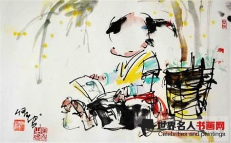 陈奇笔下的童趣——献礼六一儿童节-中国山水画艺术网