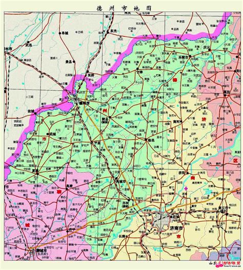 德州市地形图各区县地形图 - 知乎