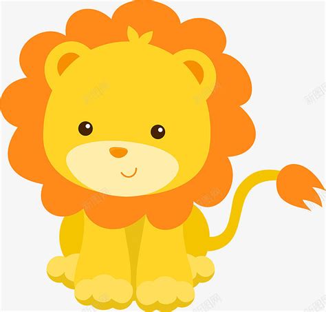 手绘的狮子插图图片_动物插画_编号8851097_红动中国