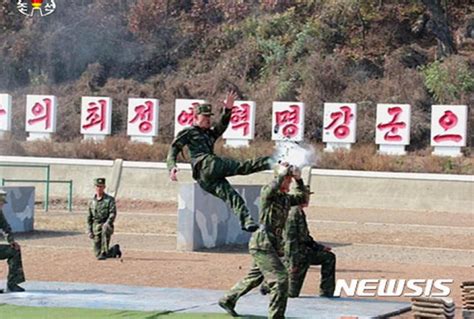 朝鲜特种部队训练照罕见曝光-影像视觉