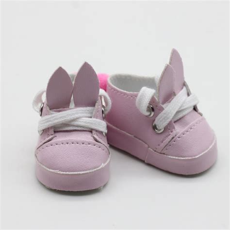 米露娃娃鞋14寸棉花娃娃EXO兔子尾巴皮鞋6分bjd娃娃鞋子5cm换装鞋-阿里巴巴