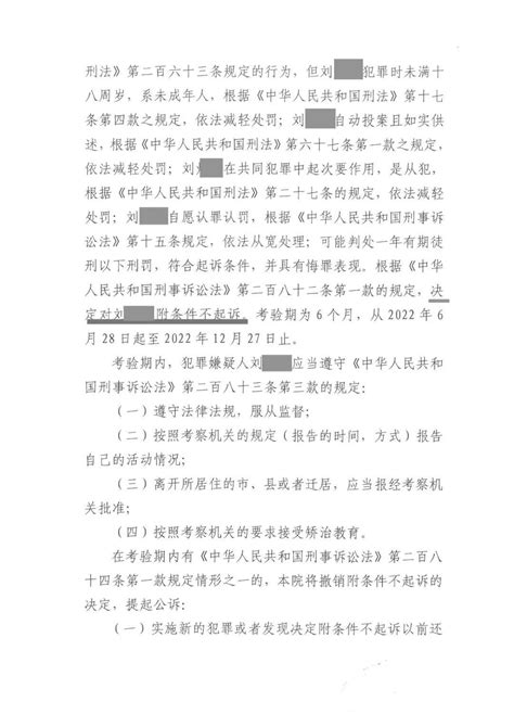 京师律师成功为抢劫案被告人争取附条件不起诉_南京女大学生案主犯提出无罪上诉_刘某某_辩护