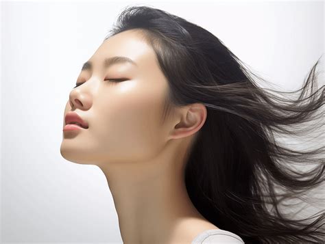甜美女生仰头头像图片