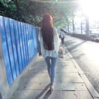 非主流女生头像背面