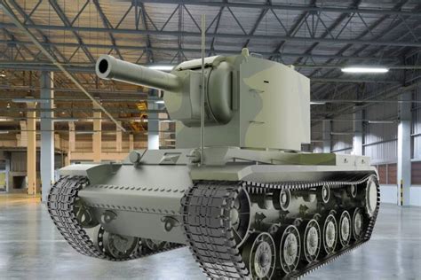恒龙1/16苏联KV2重型坦克模型金属攀爬越野履带遥控玩具车发射-淘宝网