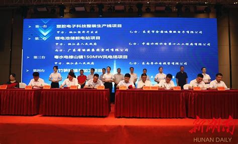 桃江16个招商引资重点项目集中签约，引资25.08亿 - 益阳 - 新湖南