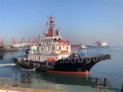 连云港港“鸿云制造”年内第4艘拖轮交接启用-港口网