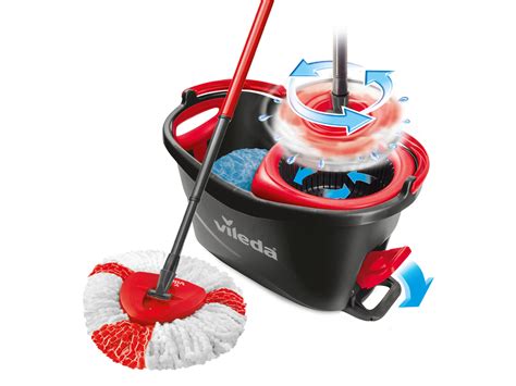Vileda Easy Wring and Clean Turbo Spin Mop and Bucket Set (5532346 ...