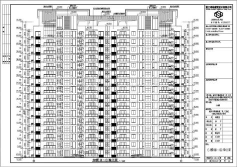 一万平十六层塔式住宅楼建筑施工图（拆迁安置项目）_住宅小区_土木在线