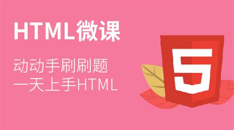 HTML入门课程(含HTML5)_编程实战微课_w3cschool