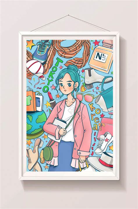 涂鸦风卡通画师:Mr.空空图片