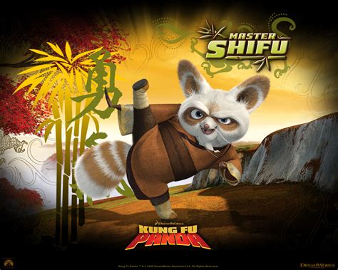 Shifu from Kung Fu Panda 3 Desktop Wallpaper
