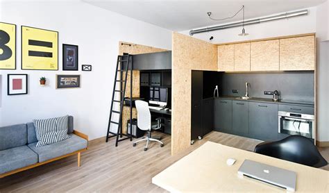 45平方米以下节省空间的小型工作室造型设计