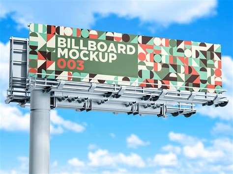 城市公路巨型广告牌设计样机模板v3 Billboard Mockup 003 – 设计小咖