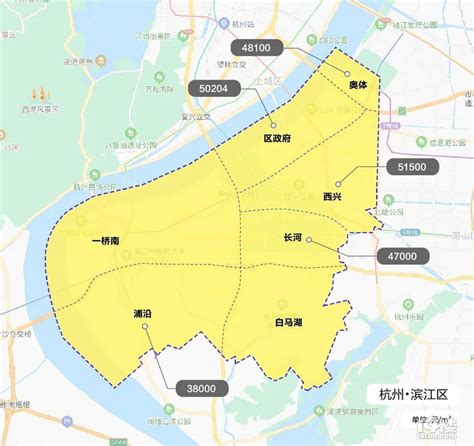 浙江杭州下辖的13个市辖区一览