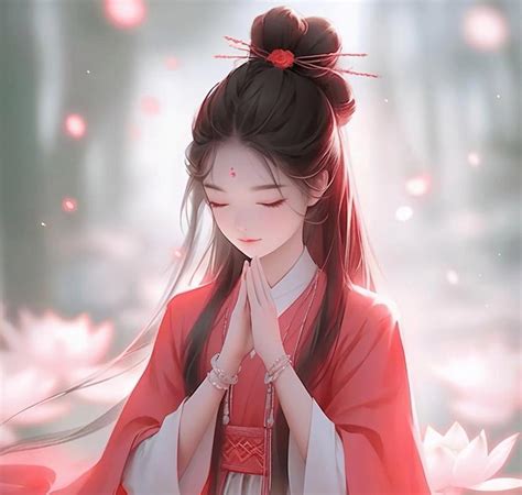 古风佛系女生头像图文素材