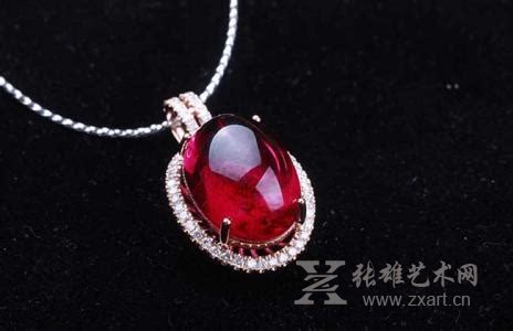 红宝石在清朝是一品官和亲王的顶戴宝石_张雄艺术网