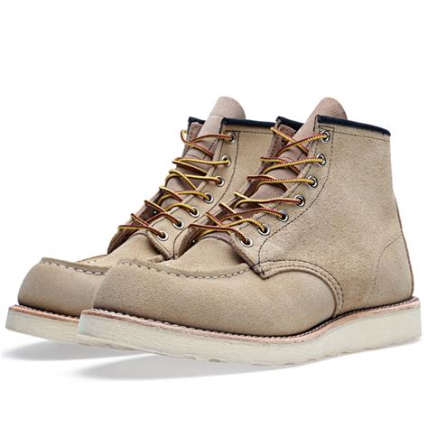 RED WING(レッドウィング) 8173 6inch CLASSIC MOC TOE ブーツ TAN ROUGH OUT SUEDE(タン ...