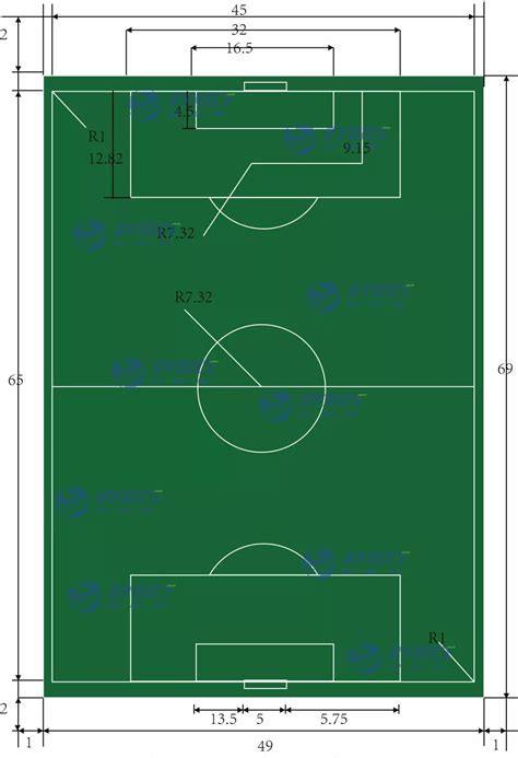 标准五人制足球场画线 天然草足球场画线 人造草足球场划线-阿里巴巴
