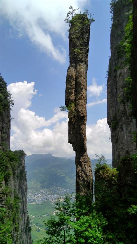一炷香,恩施大峡谷,悬崖峭壁,自然风景,摄影素材,汇图网www.huitu.com