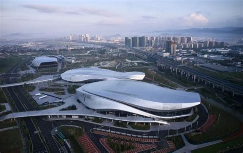 建筑资讯|宁波奥体中心屋面钢结构建设基本完成-筑讯网
