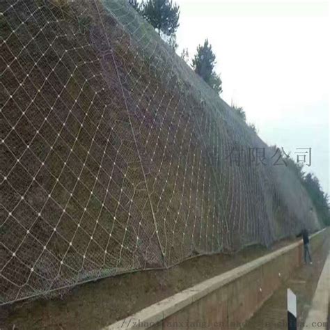 安通拦石护坡绞索网主动柔性边坡防护网公路山体护坡网