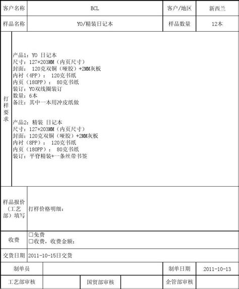 样品制作费用确认单_word文档免费下载_文档大全