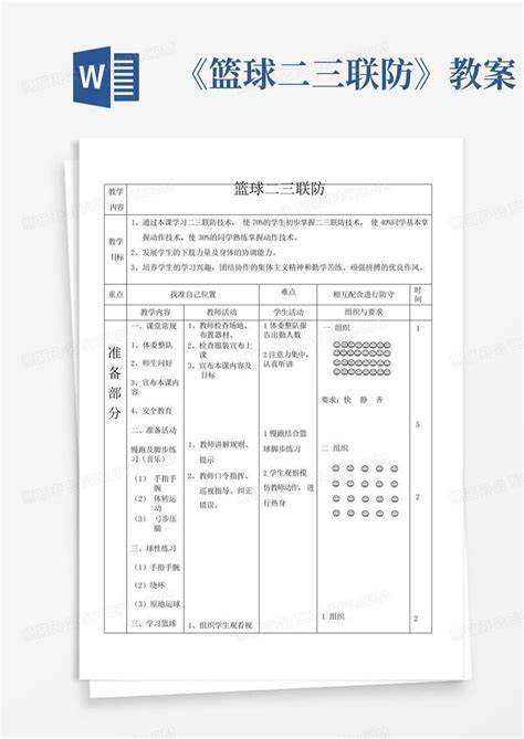 篮球联防巧妙战术