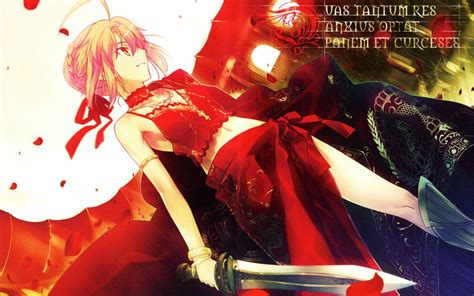 圣杯之战红色诱惑 Fate/Grand Order尼禄动漫壁纸(1) - 萌娘资源站