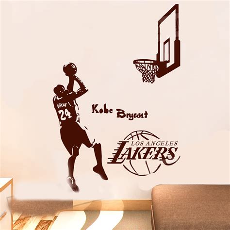 篮球NBA明星墙贴科比投篮海报自粘贴纸学生宿舍卧室墙壁装饰贴画-阿里巴巴