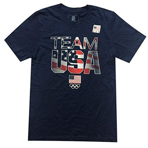USA Team Apparel - Team USA Apparel Mens T-Shirt Olympics Crew Neck ...