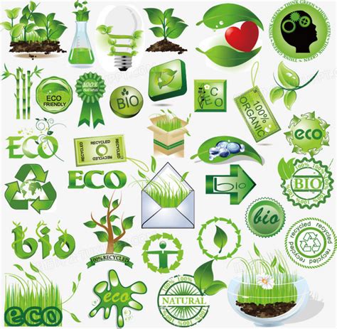 绿色环保图标PNG图片素材下载_绿色环保PNG_熊猫办公