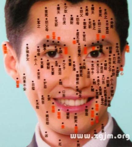 脸上长痣面相图图片