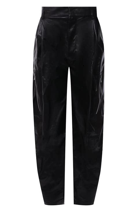 Мужские черные кожаные брюки BOTTEGA VENETA купить в интернет-магазине ...