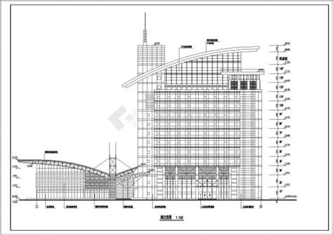 【青岛】某十四层框架结构长途汽车站建筑设计方案图_交通建筑_土木在线