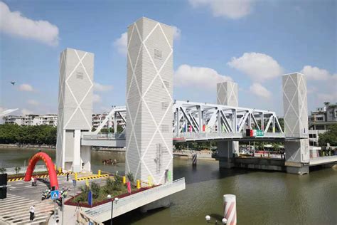 就在番禺！广州首座可升降桥面的跨江大桥正式通车_桥见未来_南方网