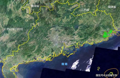 9张地形图，快速了解广东省汕头市的7个市辖区县-搜狐大视野-搜狐新闻