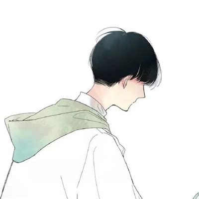 非主流男人背影头像动漫
