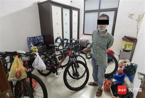 海口“单车大盗”落网 家中藏有偷来的33辆山地自行车_社会热点_社会频道_云南网