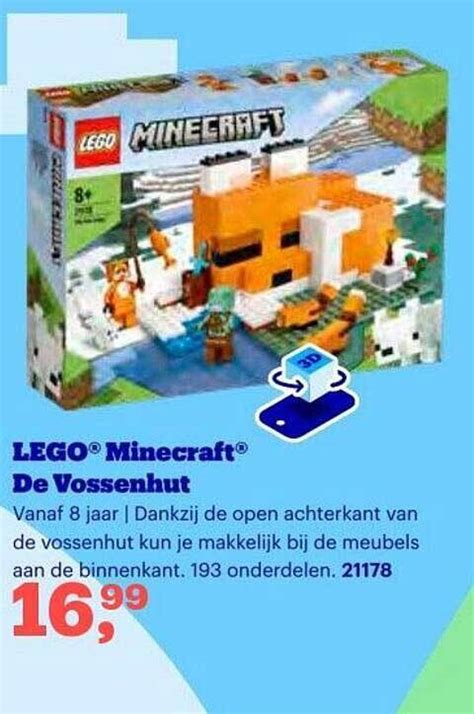 Lego minecraft de vossenhut aanbieding bij Bol.com