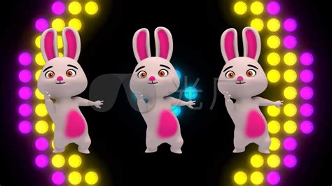 儿童版最简单的兔子舞,最简单9步的舞,最简单舞_大山谷图库
