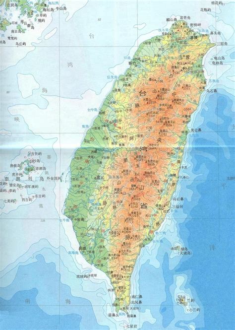彩色台湾地图png图片免费下载-素材0QjWjWWVq-新图网
