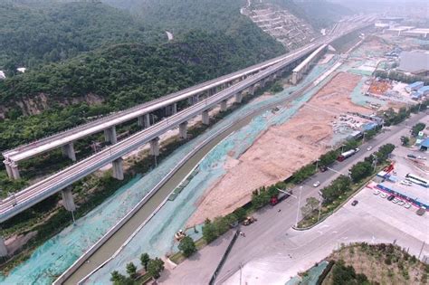 一公司承建承德崔梨沟项目排洪渠工程浇筑完成- 中国二十二冶集团有限公司