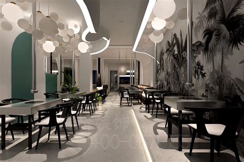 网红餐厅设计公司_餐厅设计_餐吧设计|空间|室内设计|墨竹装饰 - 原创作品 - 站酷 (ZCOOL)