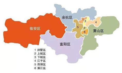 杭州各区域房价图,杭州各区房价分布图,杭州各区分布图_大山谷图库