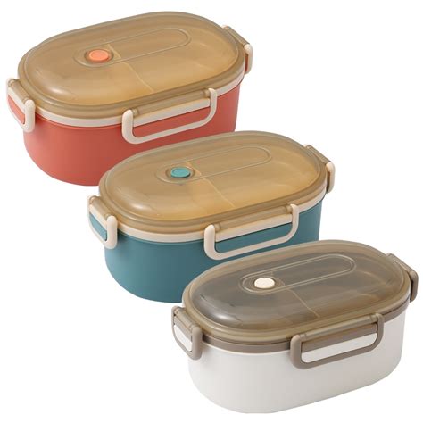 lunch box日式便当盒微波炉饭盒上班族便携带餐具双层分格午餐盒-阿里巴巴