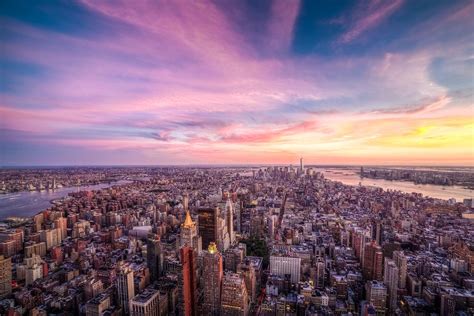 cityscape, New York City, Sunset Wallpapers HD / Desktop and Mobile ...